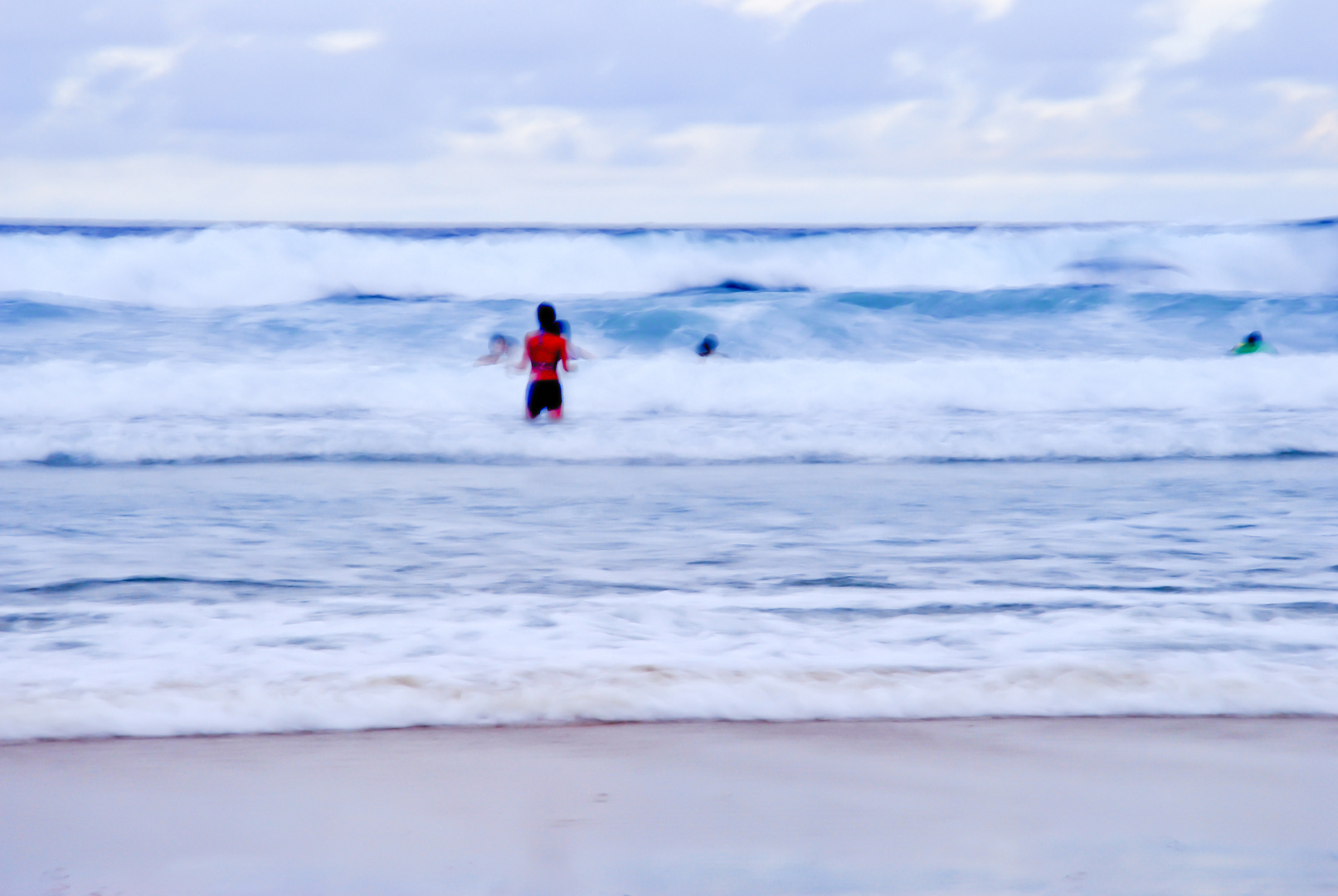 enjoying the sea I