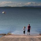 Enjoying the slipway