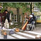 Enjoying the Street Music.