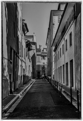 Enjoying The Tranquility Of An Empty Street