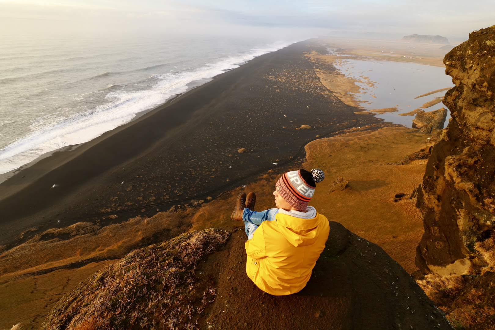 Enjoying the view on the edge 