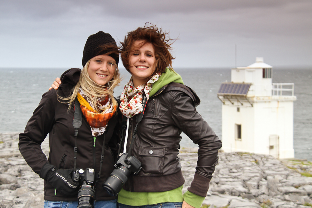 Enjoying the windy Ireland