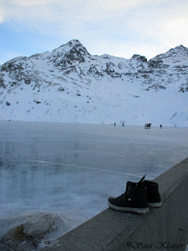 Enjoying winter on ice