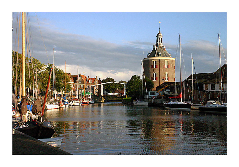 Enkhuizen_Dromedaris-Turm (1540) mit Zugbrücke