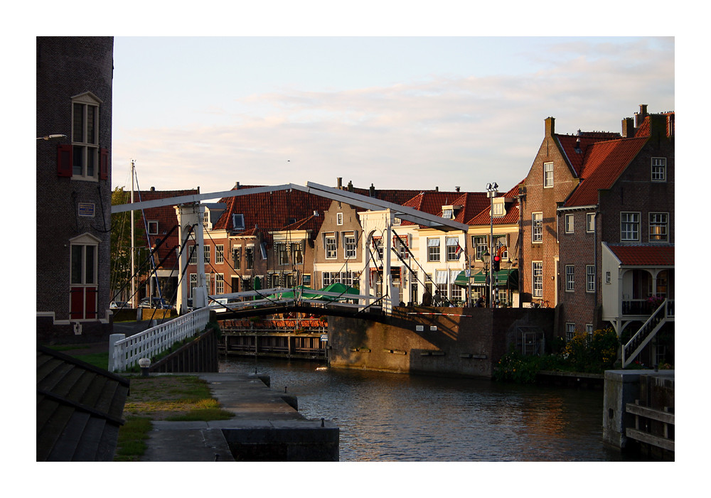 Enkhuizen_Zugbrücke am Dromedaris-Turm