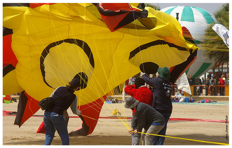 Enlairant l'estel - Flying the kite