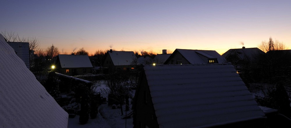 Ennigerloher Winterimpressionen - Panorama