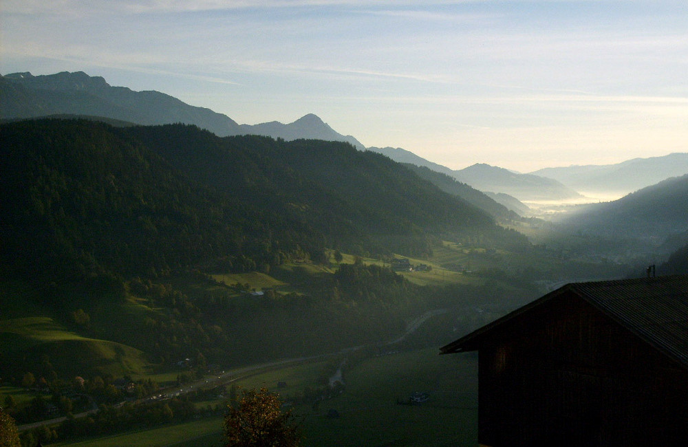 Ennstal bei Sonnenaufgang