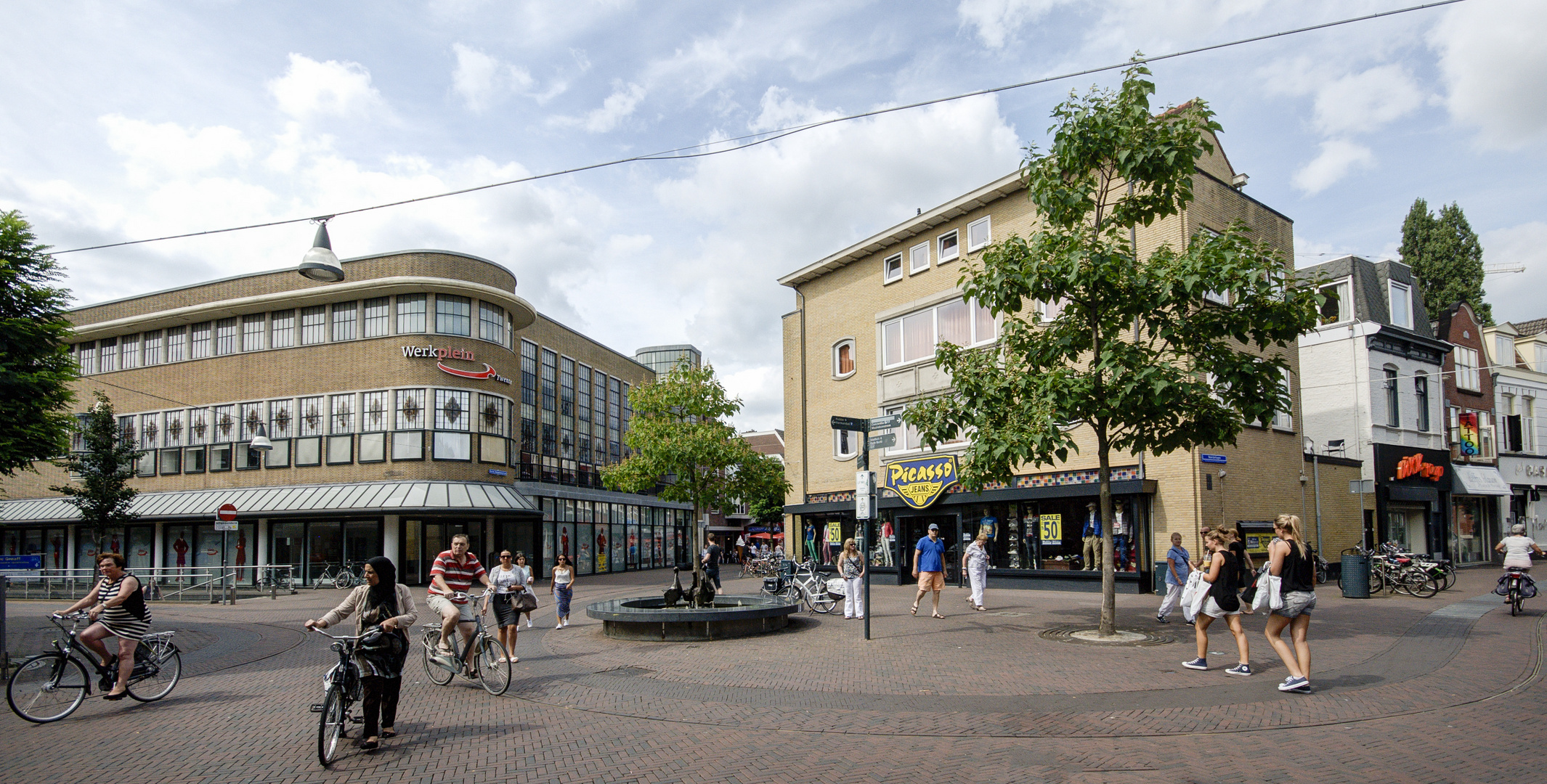 Enschede - Kruispunt de Graaf - Marktstraat - Korte Hengelosestraat - Noorderhagen