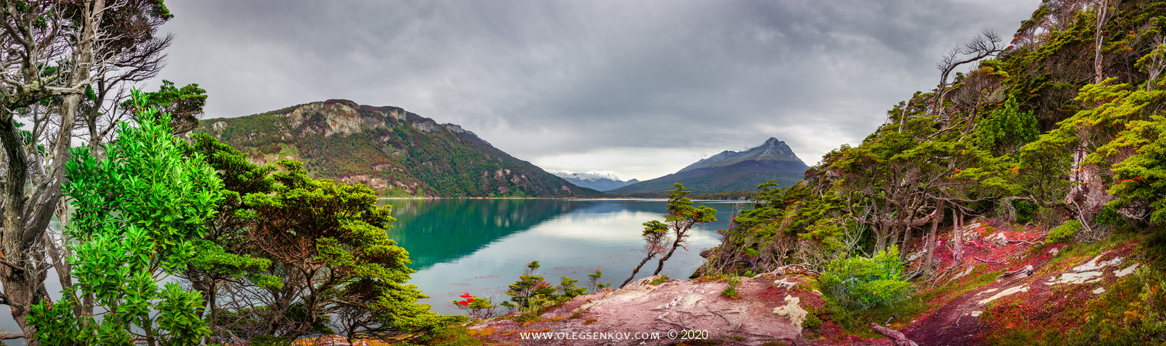 Ensenada Zaratiegui Bay in Tierra del Fuego National Park