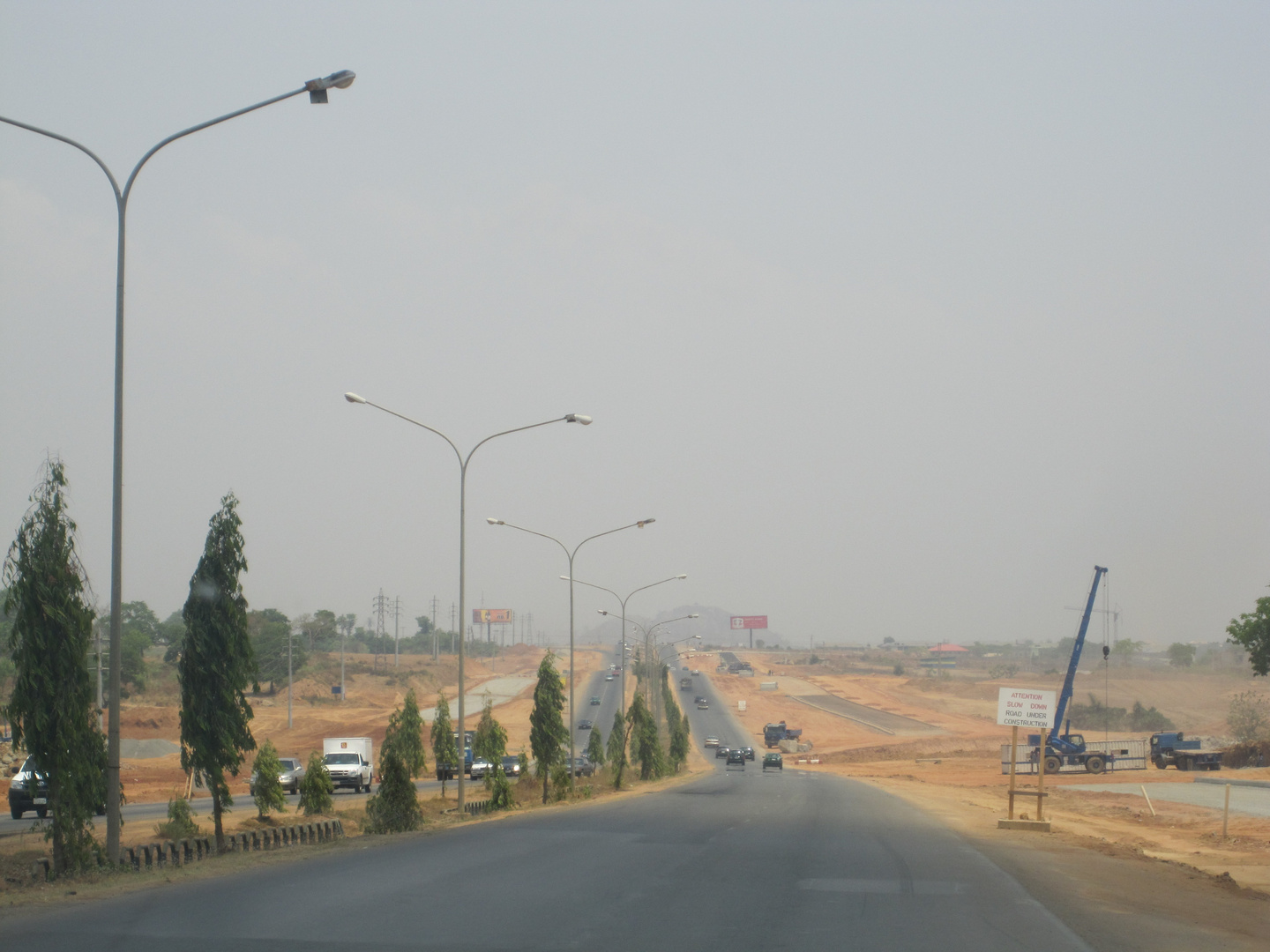 ENTACNCE OF ABUJA CITY IN NIGERIA UNDER CONSTRUCTION