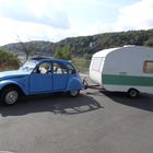 Ente 2CV mit Goliath