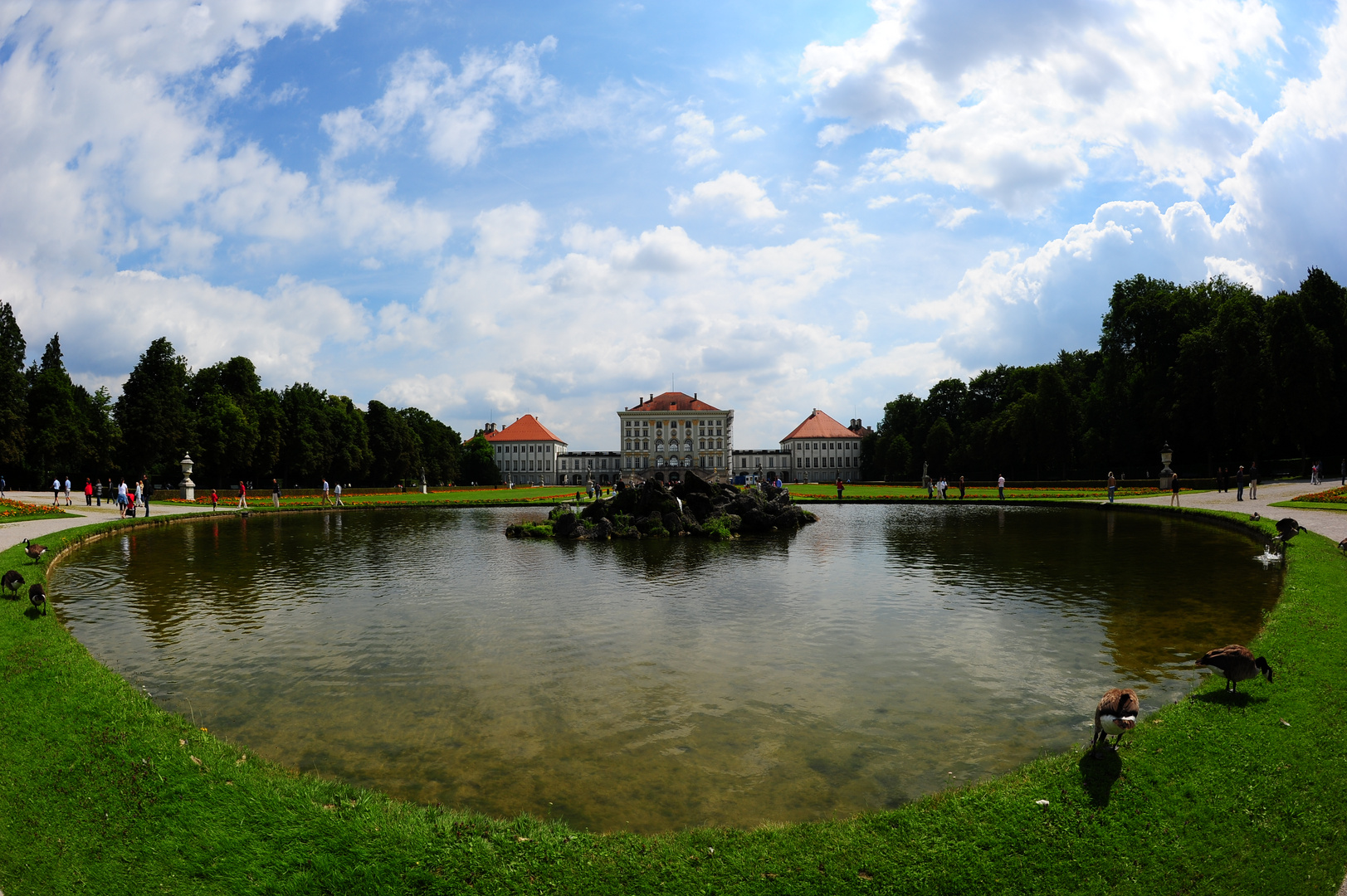 Ententeich am Nymphenburger Schloss