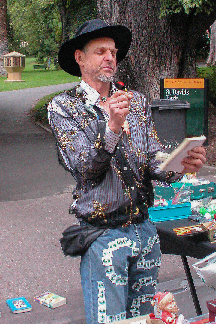 Entertainer at the Salamanca Market