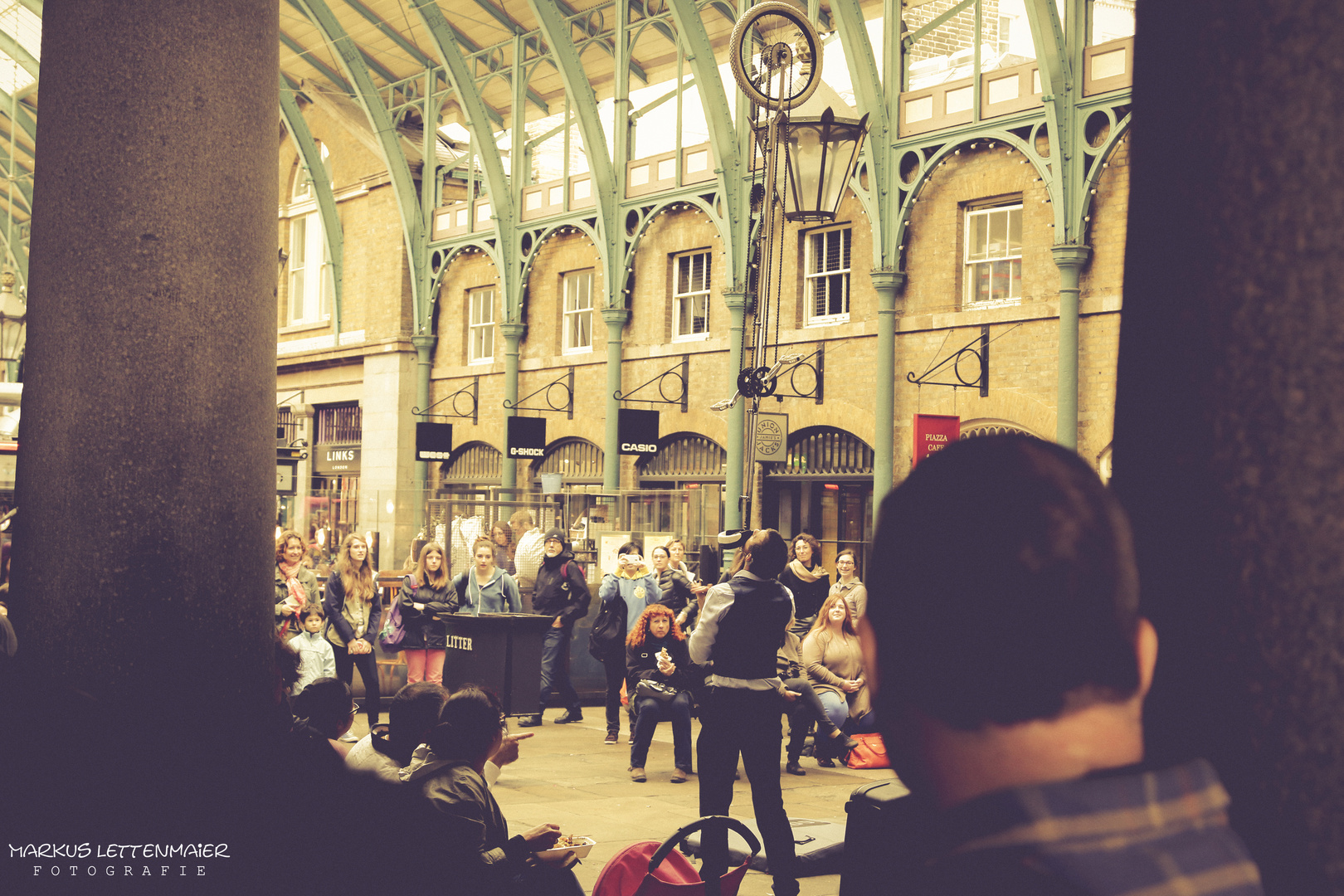 Entertainment at the Covent Garden Market