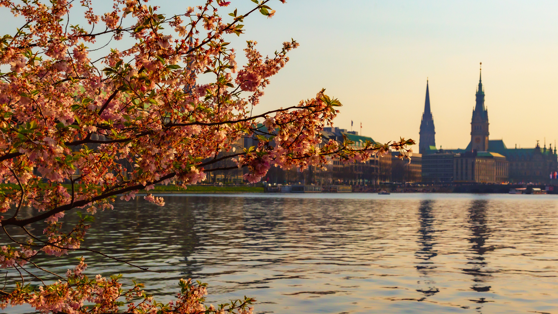 entlang an der Aussenalster