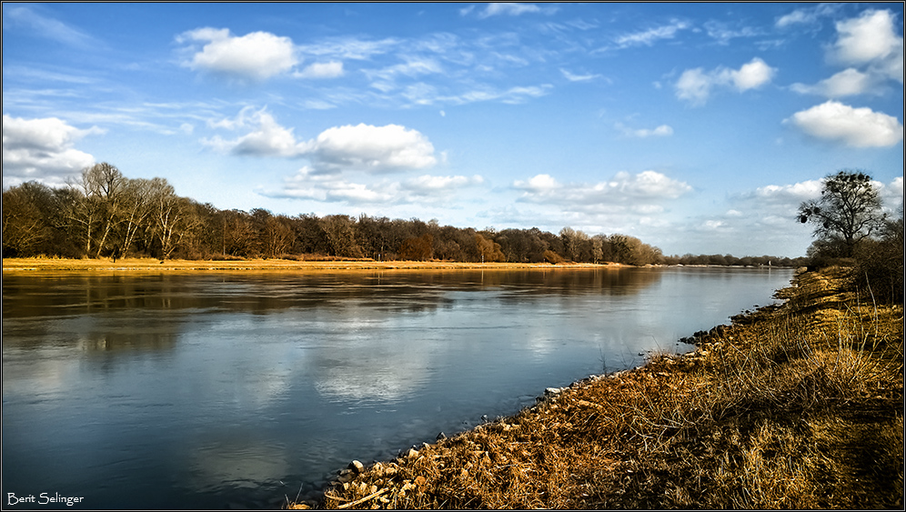 Entlang der Elbe...