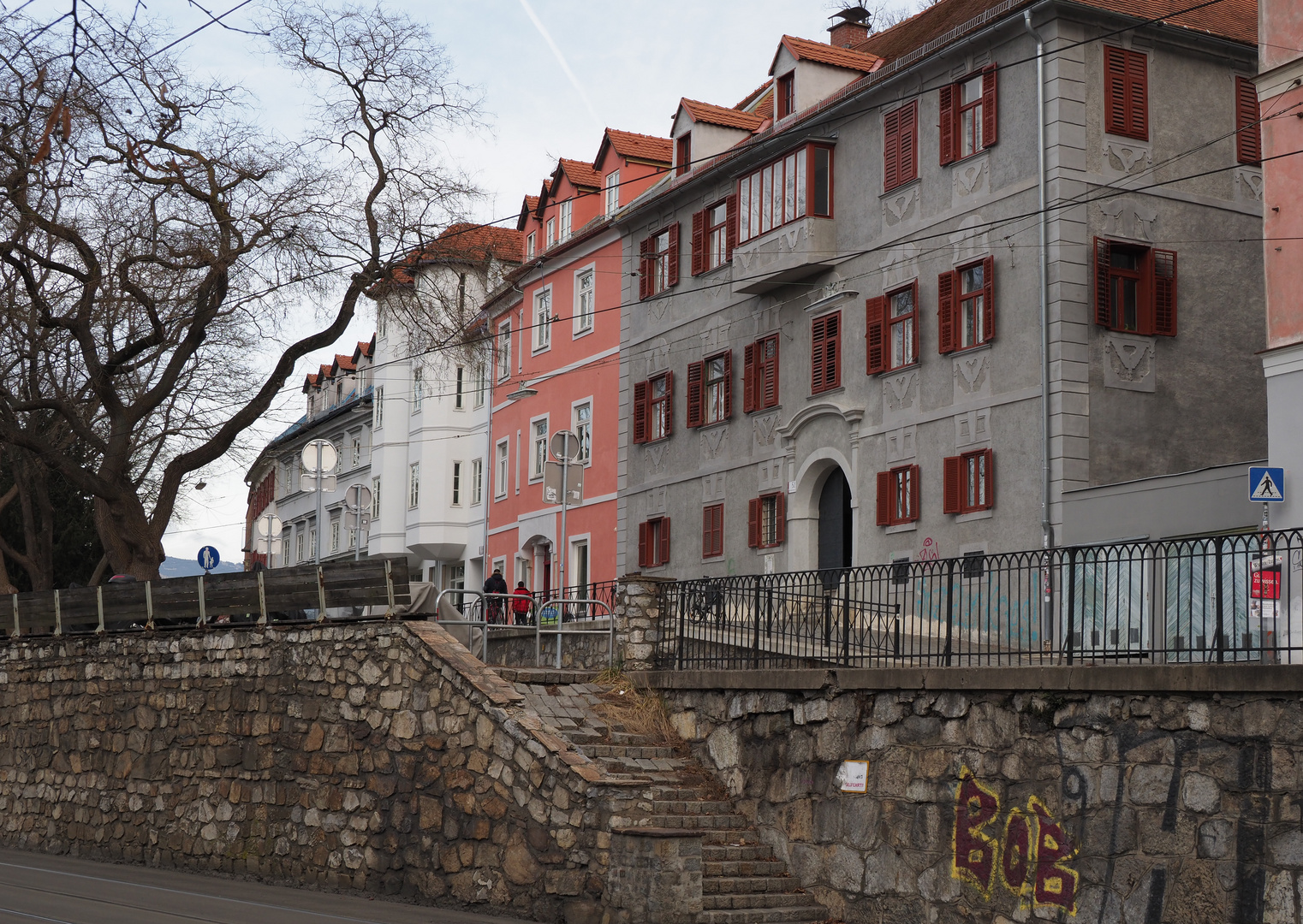 entlang der Mur in Graz