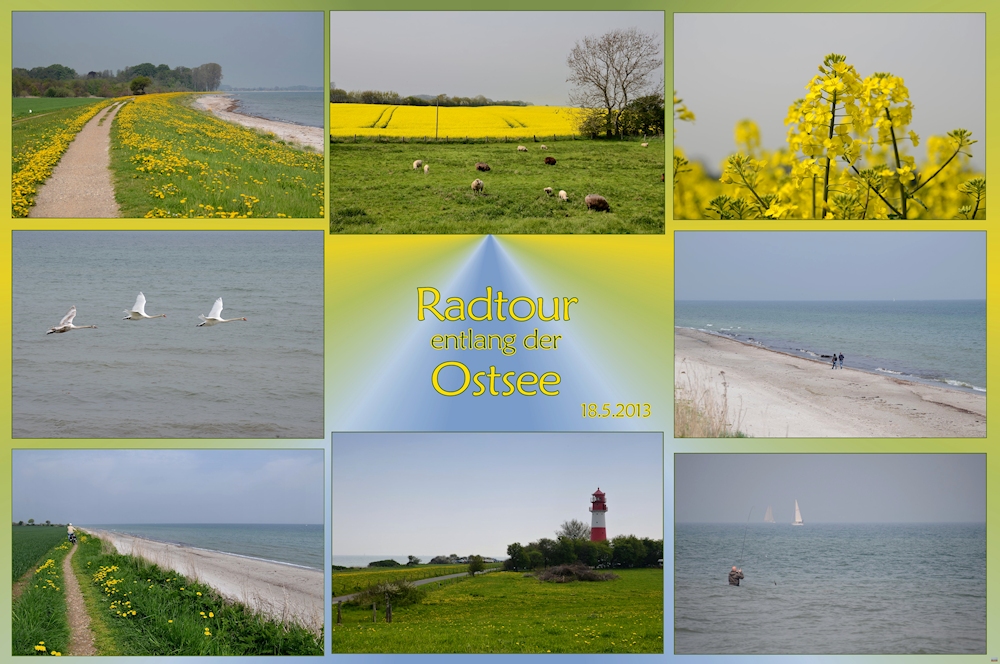 entlang der Ostsee