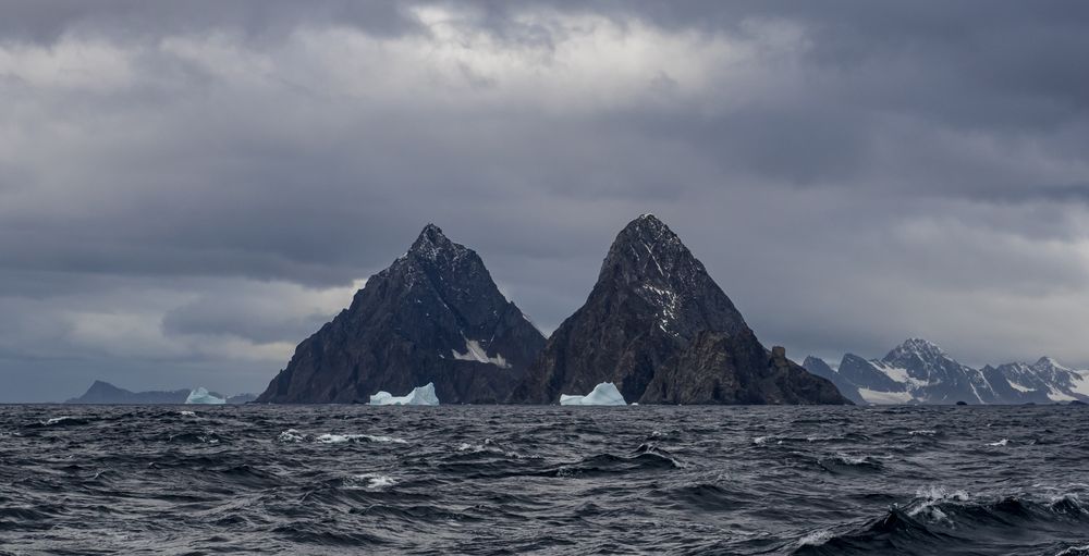 entlang der South Orkney Inseln