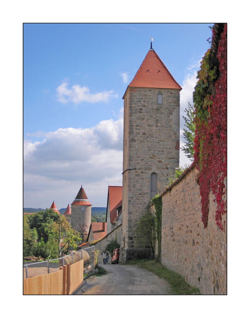 Entlang der Stadtmauer