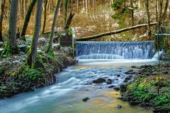 entlang des Flusses Namens Mamer