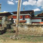 Entrance door into the Jampey Lhakhang monastery