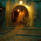 Entrance in the castle of Sighisoara