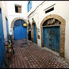 Entrance to Riad "Les Matins Bleus" in Essaouira