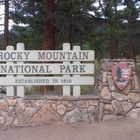 Entrance to Rocky Mountain National Park at Estes Park,Colorado