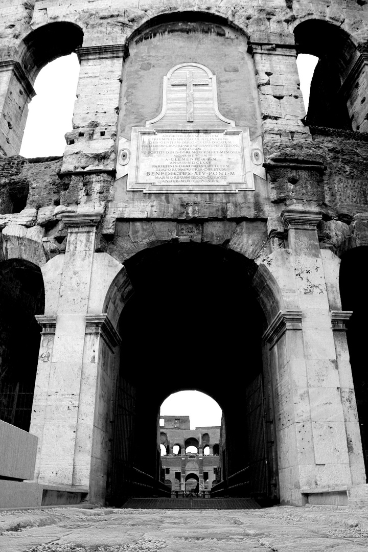 entrando al colosseo