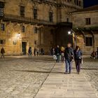 Entrando en La Plaza del Obradoiro