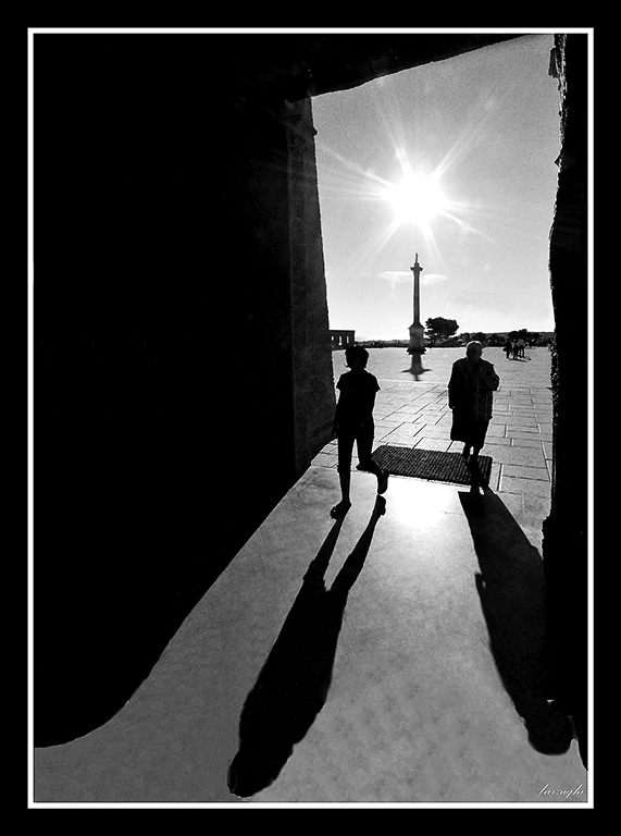 entrando in Chiesa