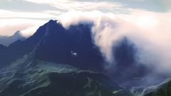 Entre de brume au Maido
