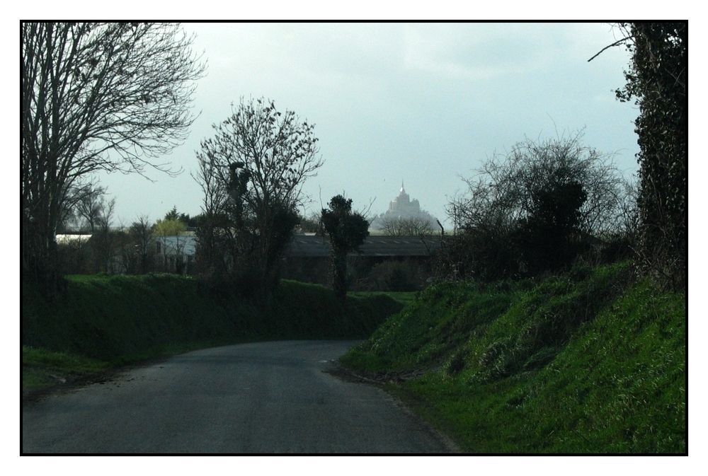 " Entre les grains le Mt Saint Michel "