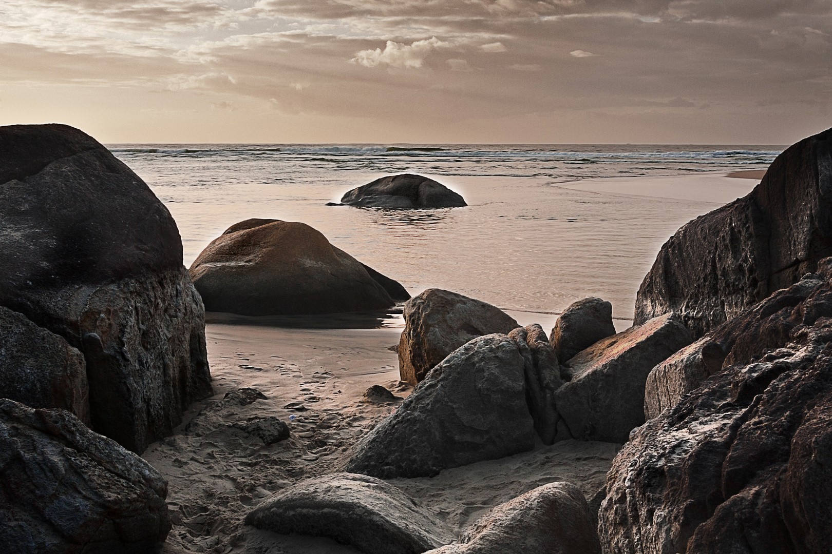 entre rocas