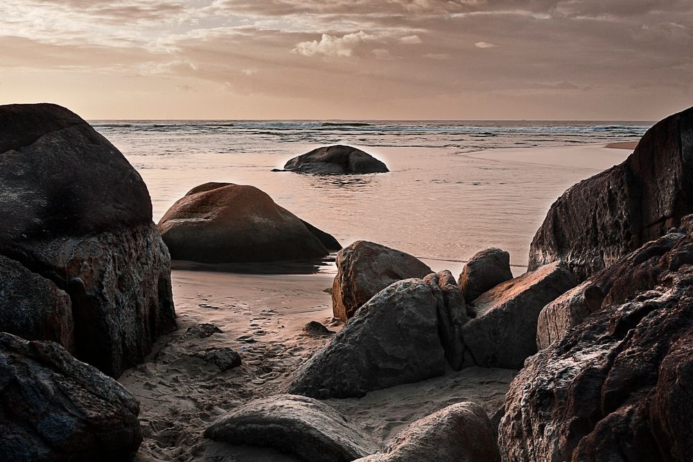 entre rocas