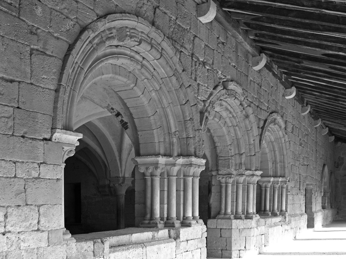 Entrée de la Salle Capitulaire de l‘Abbaye de Flaran (XIIème)