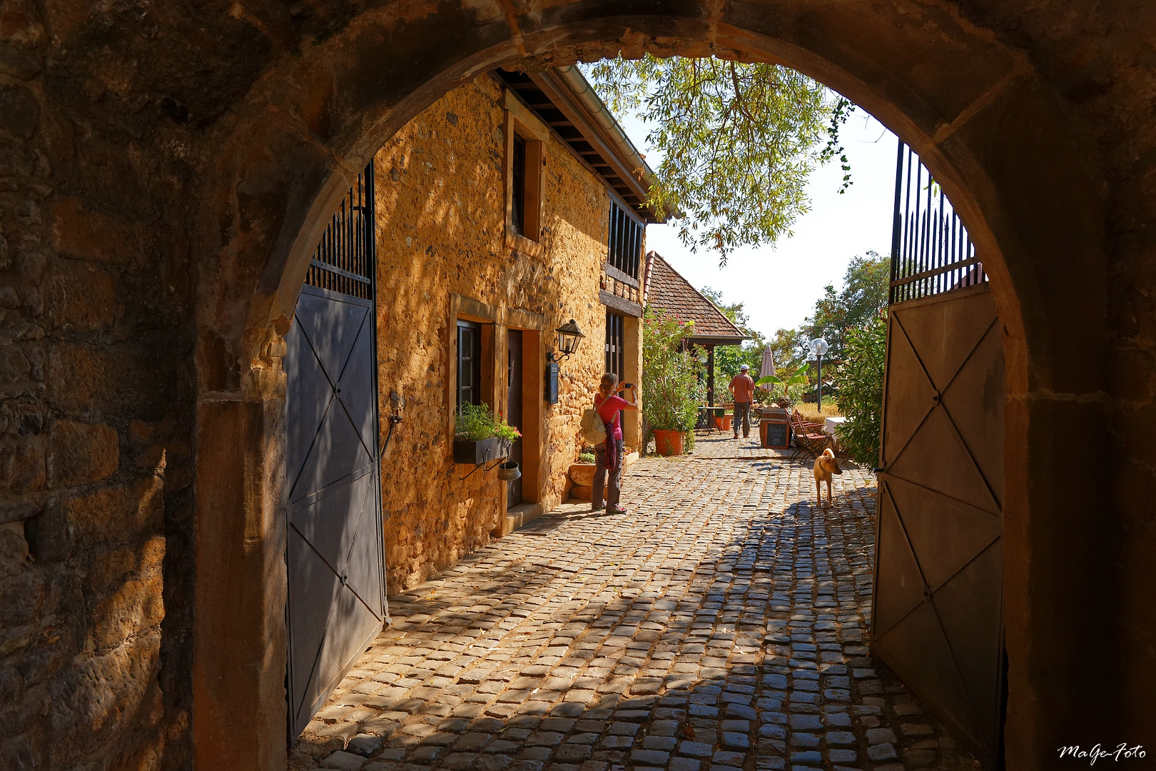 Entrée du château de Battenberg / Eingang zur Burg Battenberg