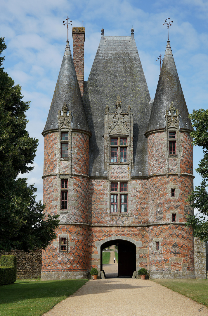 Entrée du château de Carrouges