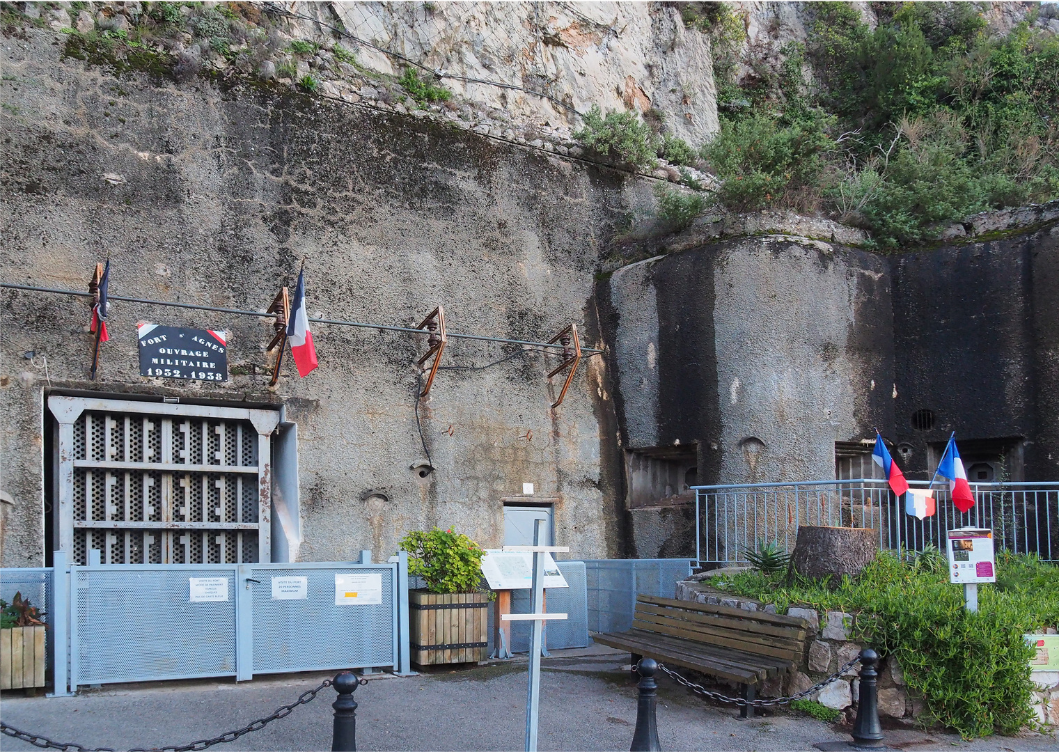 Entrée du Fort de la Ligne Maginot