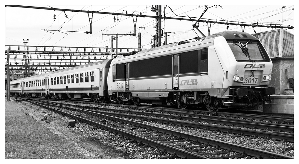 entrée du train en gare