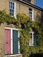 Entrées de maisons  --  Willow walk, Cambridge  --  Hauseingänge