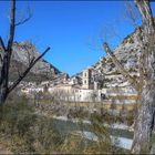 Entrevaux depuis la route