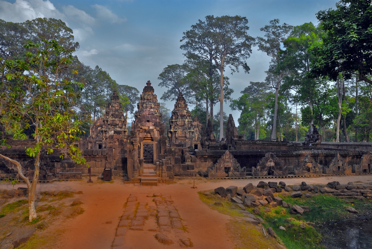 Entry tower of the temple complex