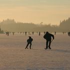 Entscheidendes Eishockeymatch...