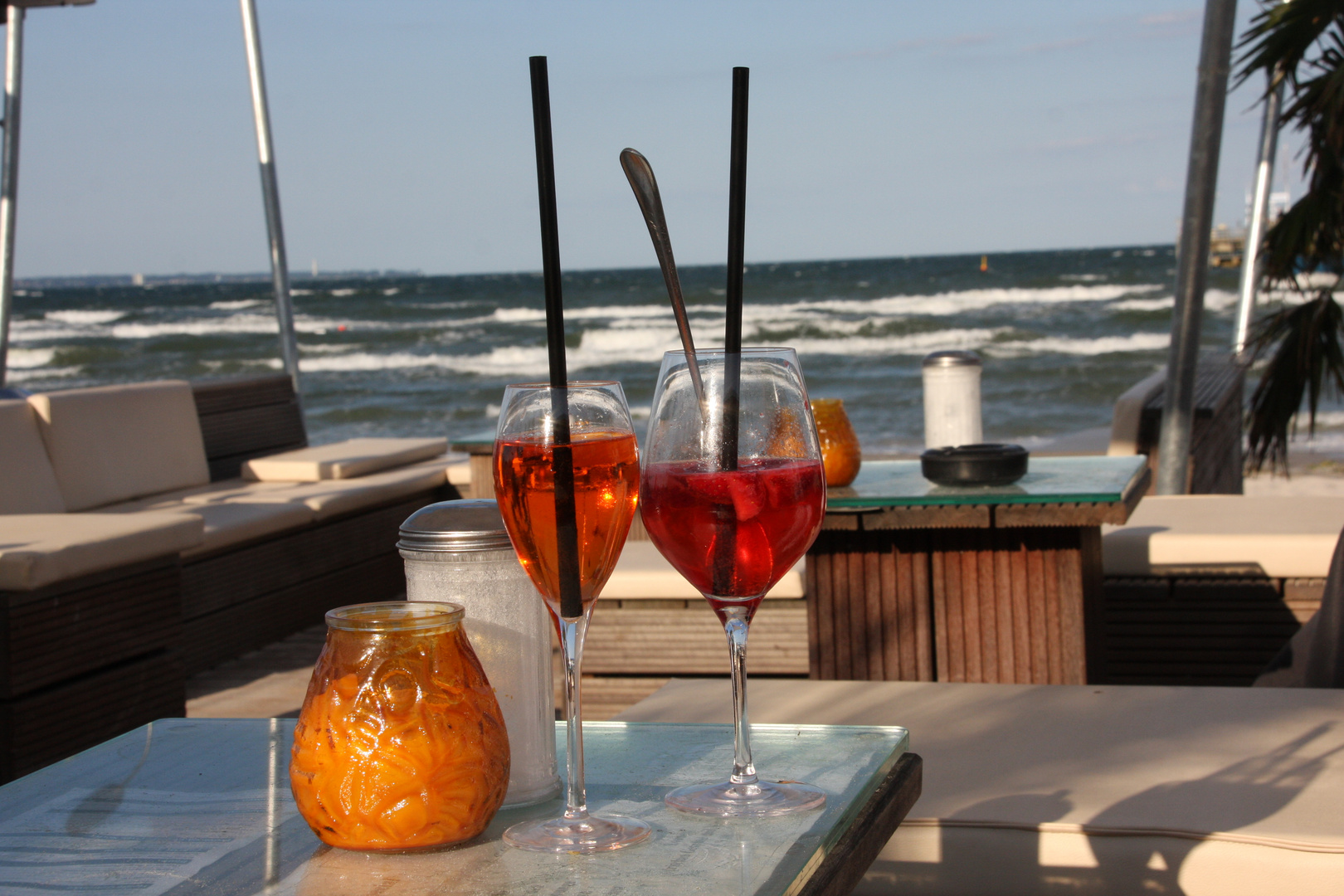 Entschleunigung in der beach-lounge Scharbeutz