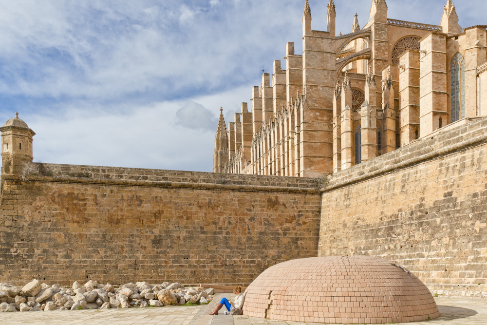 Entspannen an der Kathedrale von Palma