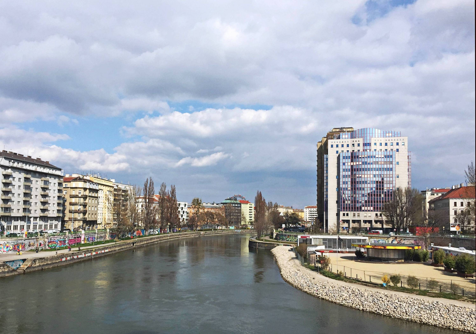 Entspannen an der Wiener Donau ...