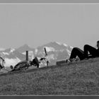 Entspannen auf dem Münchner Olympiaberg